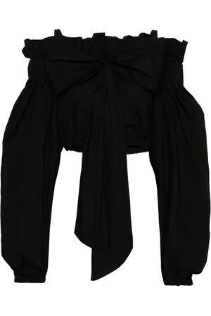Patou Cropped top med sløjfedetalje