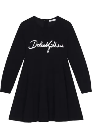 Dolce & Gabbana Kjole med broderet logo