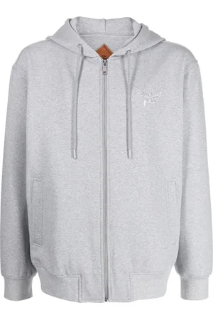 MCM Hættetrøje med broderet logo og lynlås