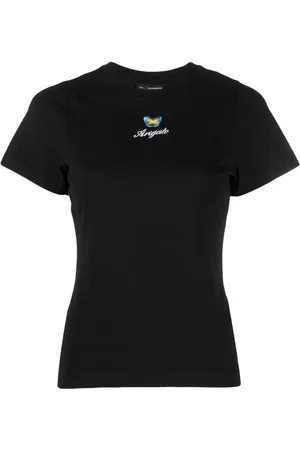 Axel Arigato Kortærmet T-shirt med broderet logo