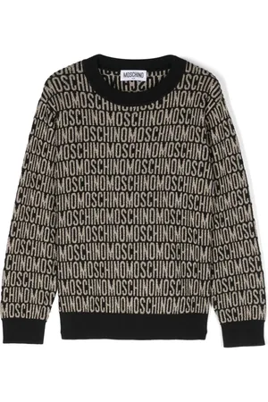 Moschino Sweater med logo i jacquard