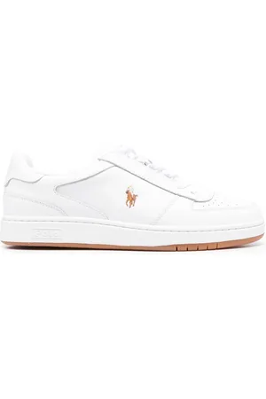 Ralph Lauren Low-top Polo Court sneakers i læder