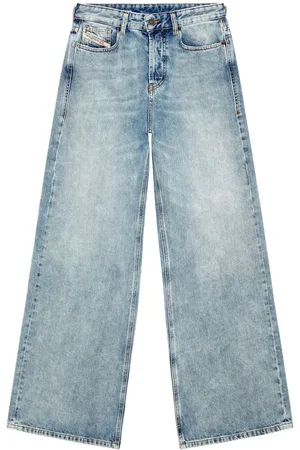 Diesel 1996 D-Sire 09h57 jeans med brede ben og mellemhøj talje