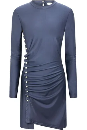 Paco rabanne Kort asymmetrisk T-shirt-kjole