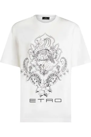 Etro T-shirt med grafisk tryk