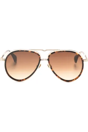 Vivienne Westwood Cale pilot-solbriller med skildpaddeeffekt