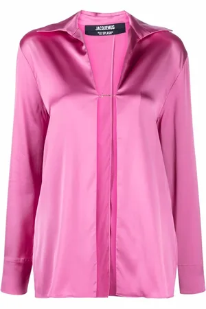 Jacquemus La Chemise Notte skjorte i satin