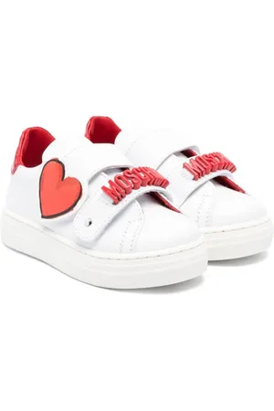 Moschino Sneakers i læder med logobogstaver