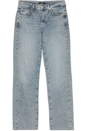 7 for all Mankind Tess jeans med lige ben og høj talje