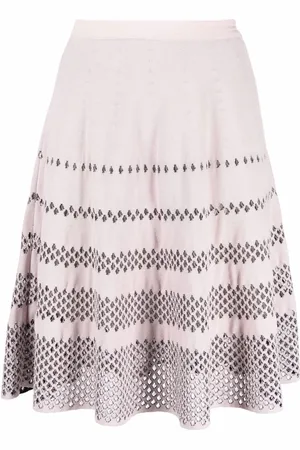 Dior Pre-owned perforeret Nederdel med A-snit fra 00