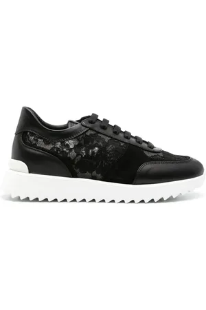 LE SILLA Sneakers i læder med chantilly-blonde