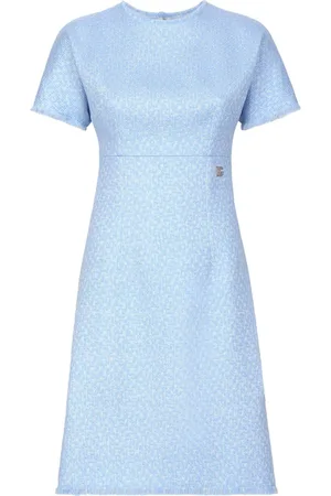 Dolce & Gabbana Midi-kjole i bouclé med A-snit