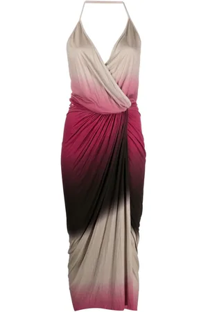 Rick Owens Vered kjole med halterneck