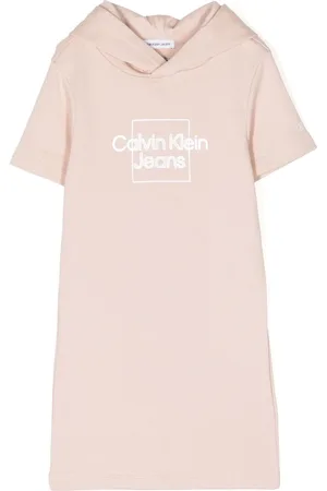 Calvin Klein Hættetrøje-kjole med logotryk