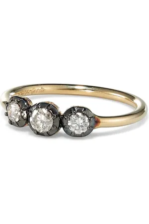 JACQUIE AICHE Diamantring i 14 karat guld