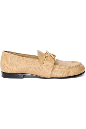 Proenza Schouler Loafers i læder med monogram-plade