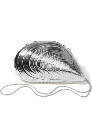 Simkhai Bridget shell-formet clutch