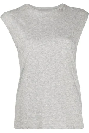 Frame T-shirt med V-hals