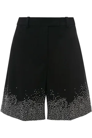 J.W.Anderson Denimshorts med krystaludsmykning