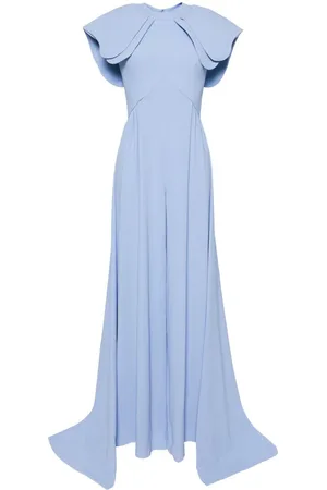 Saiid Kobeisy Jumpsuit i crepe med nederdel bagpå