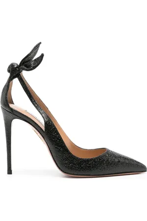 Aquazzura 105 mm pumps i læder med butterfly