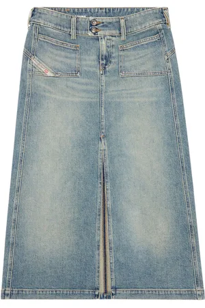 Diesel Mellemlang De-Hush denimnederdel