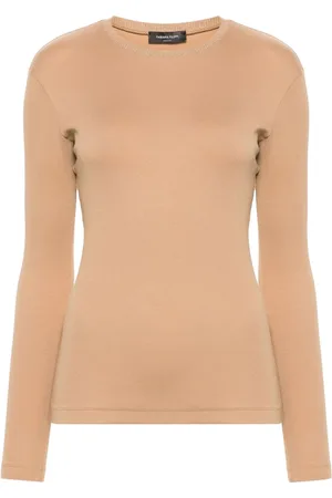 Fabiana Filippi T-shirt med strikket krave