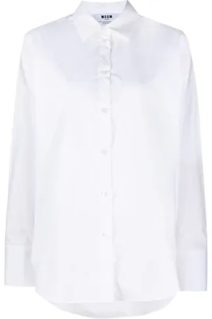 Msgm Skjorte med broderet logo
