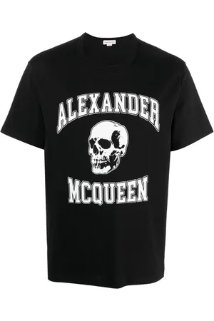 Alexander McQueen T-shirt med logotryk