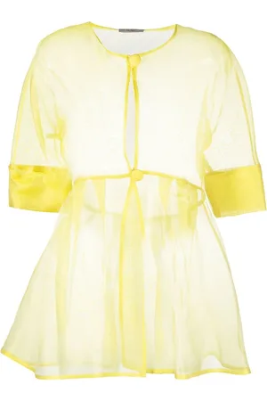 FELY CAMPO Gennemsigtig jakke med peplum