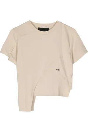 HELIOT EMIL T-shirt med logotryk og paneler