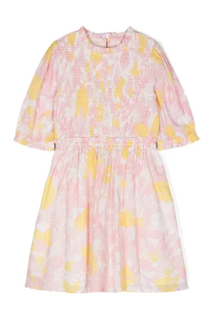 ZIMMERMANN Pop smock-kjole med blomstertryk