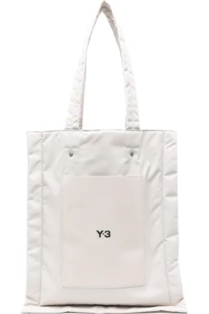 Y-3 Polstret tote med logotryk