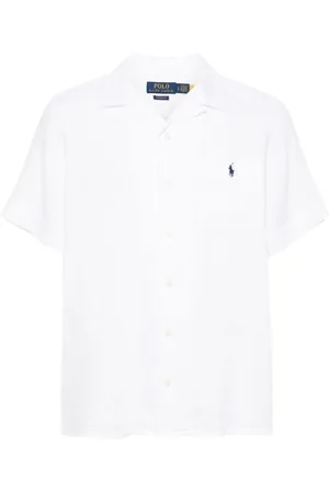 Ralph Lauren Hørskjorte med Polo Pony-broderi