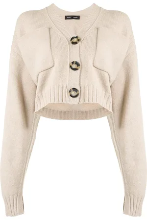 Proenza Schouler Cropped cardigan med V-hals