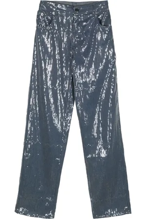 Charles Jeffrey Loverboy Jeans med lige ben og pailletter