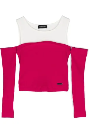 MONNALISA Top med cold shoulder-design