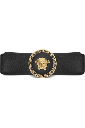 VERSACE Hårnål med dekorative syninger og Medusa-plade