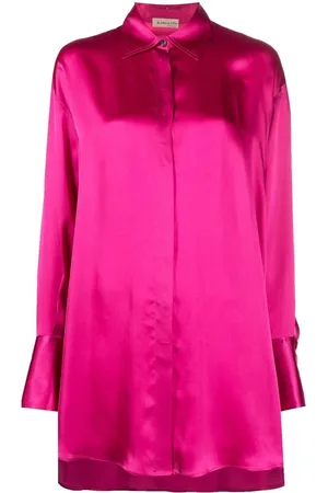 BLANCA Oversize mellemlang skjortekjole