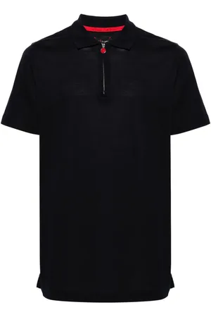 Kiton Polo med kort lynlås