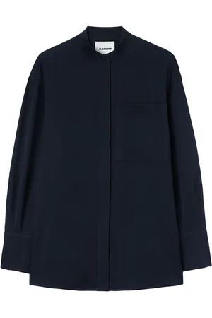 Jil Sander Kraveløs skjorte med knapper