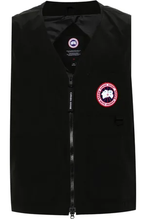 Canada Goose Vest med lynlås og logomærke