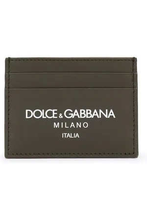 Dolce & Gabbana Kortholder i læder med logotryk