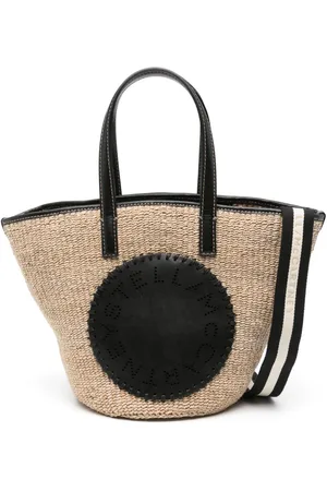 Stella McCartney Tote med logo-applikation