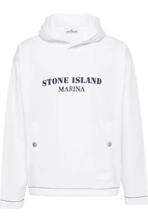 Stone Island Hættetrøje med logotryk