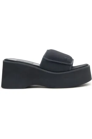 Courrèges Scuba Wave 75mm sandaler med plateausål