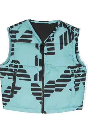 Emporio Armani Vendbar vest med logotryk