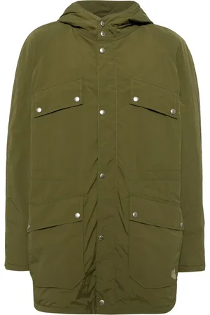 Maison Kitsuné Parka med hætte og ræveapplikation