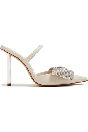 Schutz Mila 80 mm mules med sløjfedetalje
