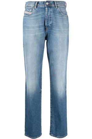 Diesel Højtaljede jeans med logomærke